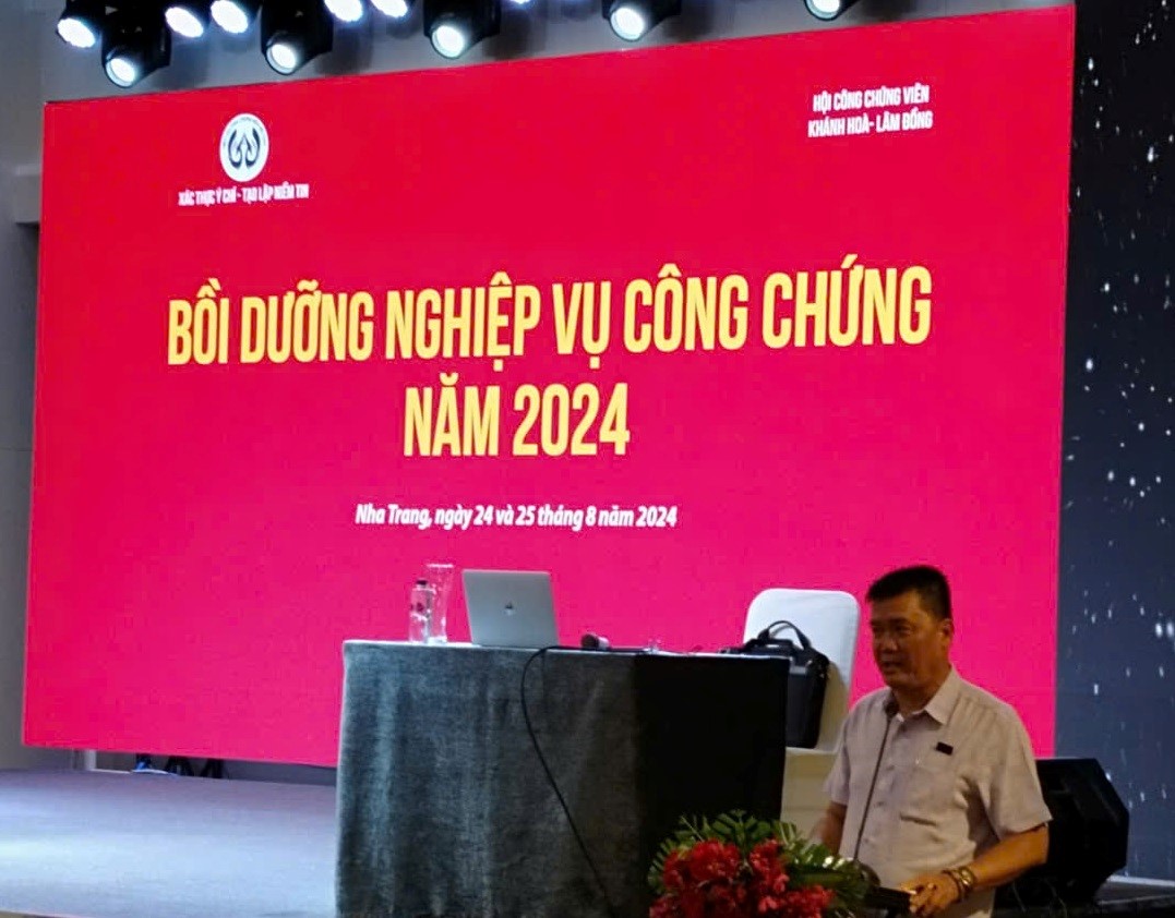 Tin bài: Tổ chức thành công lớp bồi dưỡng nghiệp vụ công chứng năm 2024